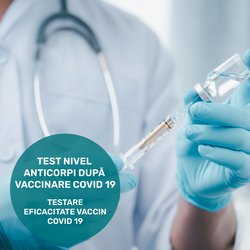 Test nivel anticorpi Covid 19 (după vaccinare sau trecerea prin boală)